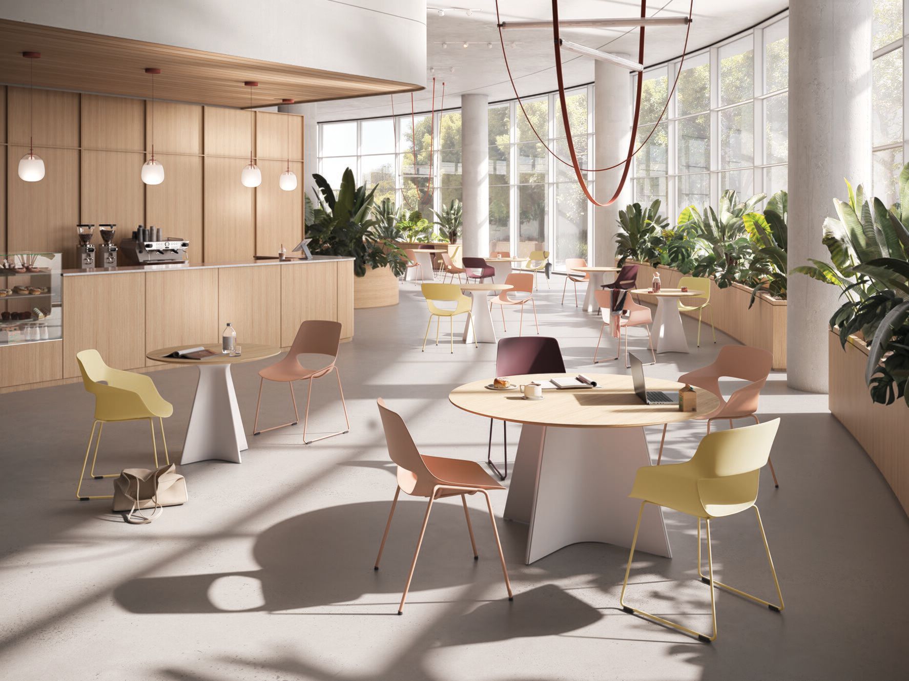 Штабелируемый стул из полипропилена с подлокотниками Brunner scoop ARCH-00110448 - Вид №1