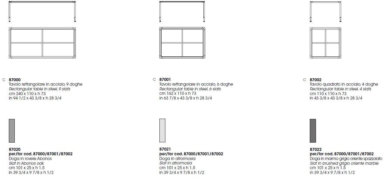 Giorgetti Прямоугольный садовый стол Gea sun-id-1392427 - Вид №5
