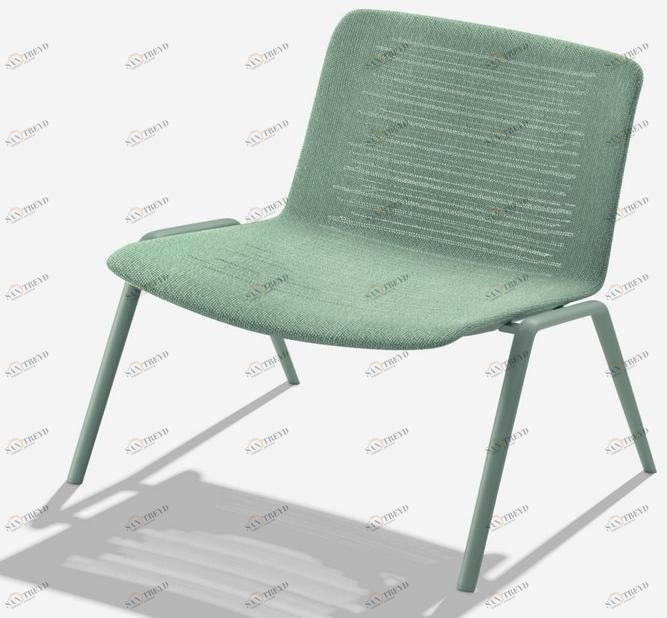 FAST Садовое кресло из алюминия с дренажной тканью Zebra knit 455