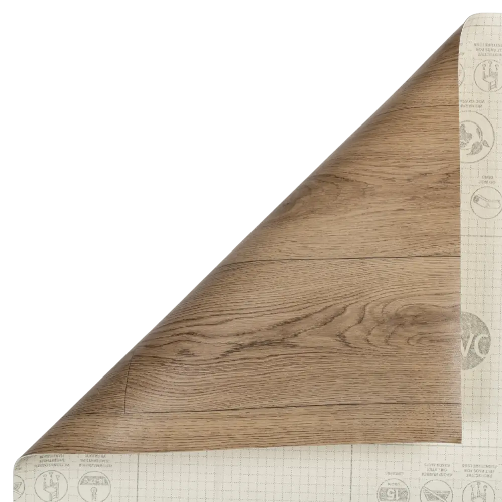 Линолеум полукоммерческий KREAFORTA «Велье» бежевый под дерево 32 класс 3 м 89436102 STLM-1579560 - Вид №4