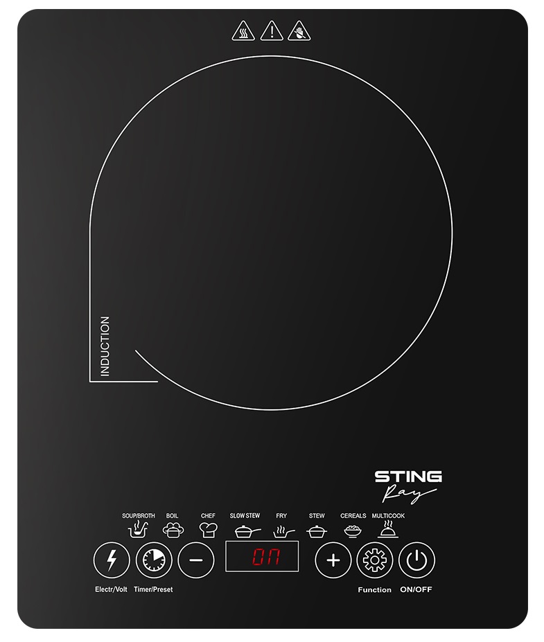 9096613 Плита компактная электрическая STINGRAY ST-HP3506A черный STDN-0014143