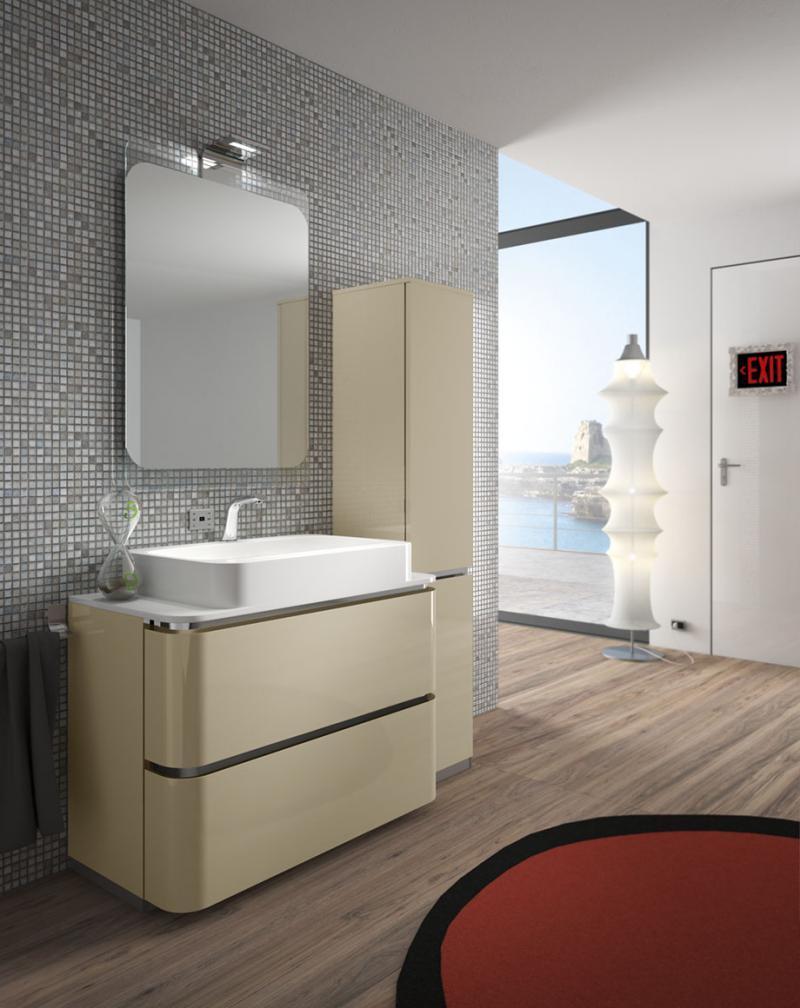 AC17 ACACIA Комплект мебели для ванной комнаты 135х 51х 72 см ARDECO Ardeco S. R. L 7988 - Вид №1