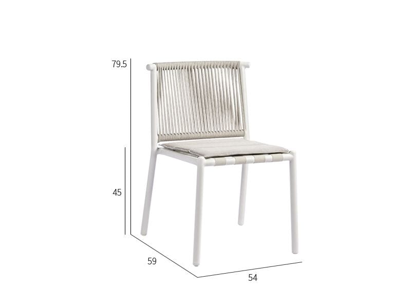 Веревочный садовый стул VINEKO Nine Degrees ARCH-00136168 - Вид №2