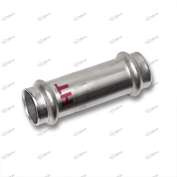 618270S35 SANHA 18270S пр.-фит. нерж., упл.фитон муфта подвижная ВПр-ВПр 35 мм 