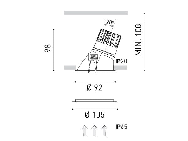 Утопленный светодиодный прожектор Arkoslight своп ARCH-00087701 - Вид №17