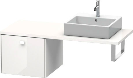 BR513204949 Brioso Шкафчик для консоли Графит матовый, декор Duravit - Вид №2