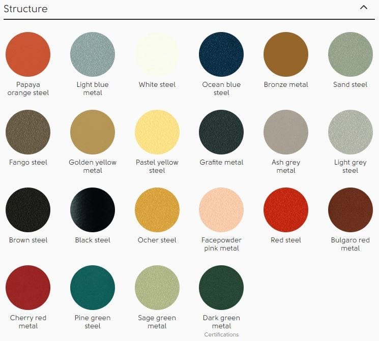 Окрашенное металлическое садовое кресло с подлокотниками Midj пузыри ARCH-00069509 - Вид №7