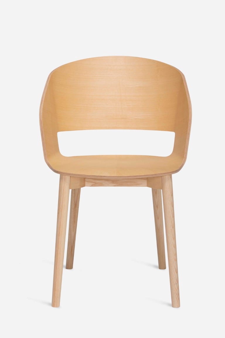 Стул из ясеня с подлокотниками Vergés Goose ARCH-00122147 - Вид №3