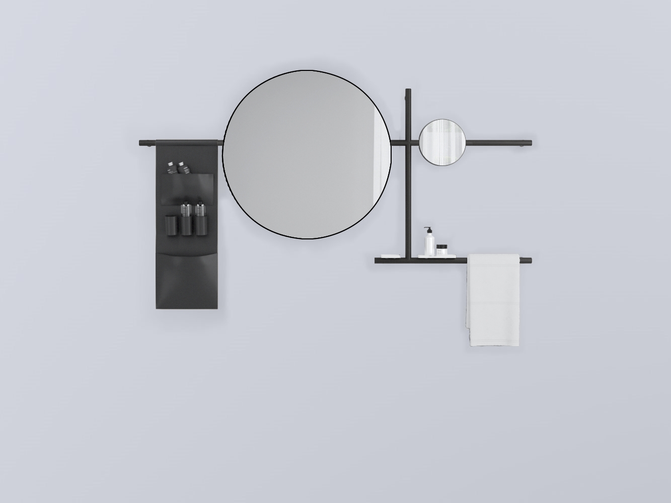 SWSTTE-RO+SWSPT-NM+SWSPI-CM+SWM10-BI+SWM20-BI+SWSCT-NE . круглый стали cielo Siwa Ceramica Cielo