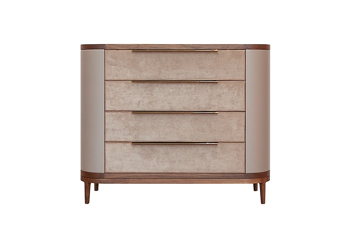 Деревянный и кожаный комод Mobi ARCH-00047298