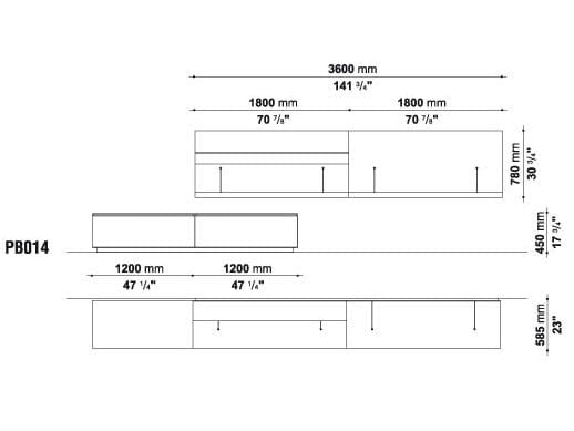 Шкаф с распашными дверцами B&B Italia PAB ARCH-00006577 - Вид №4
