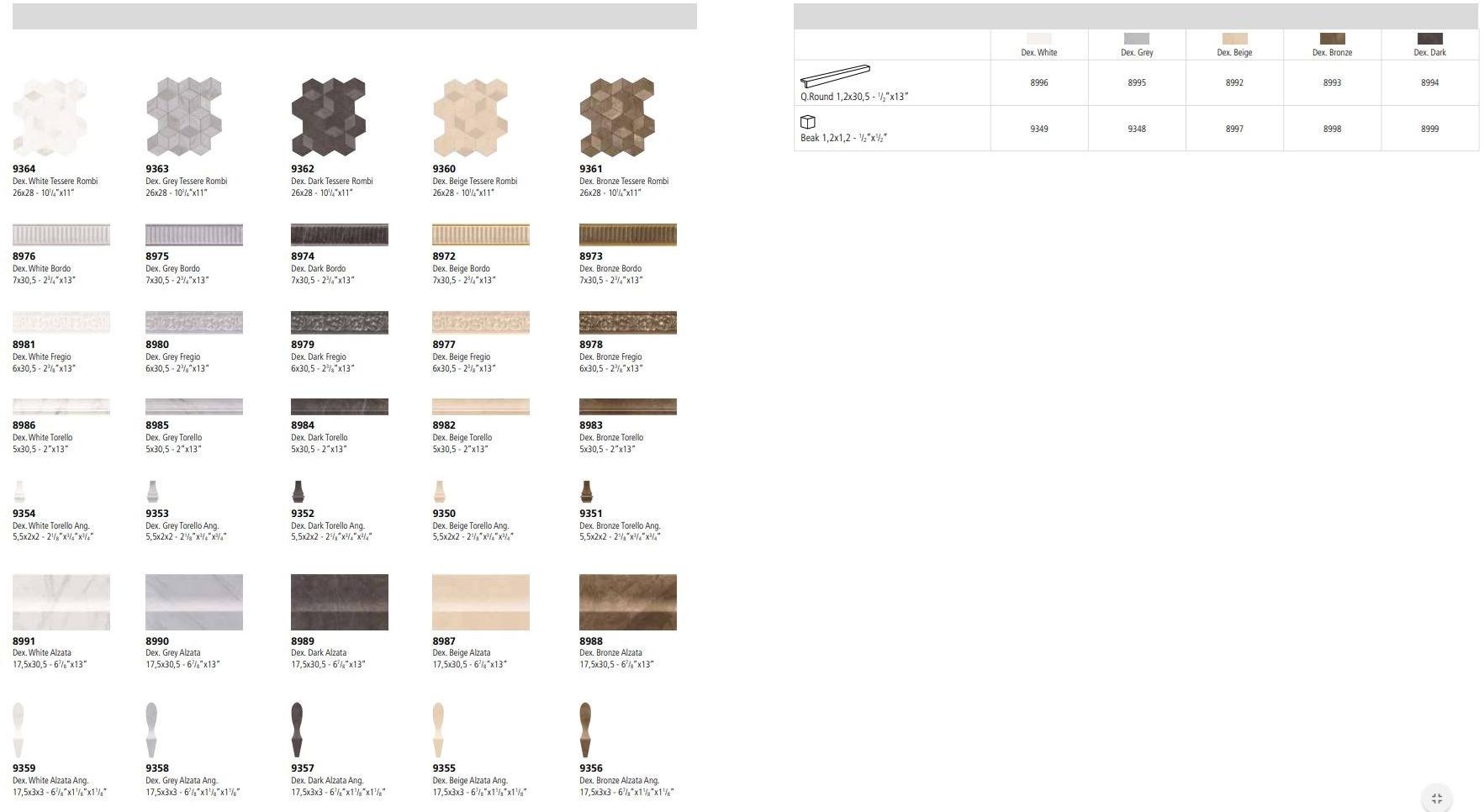 Marca Corona Настенная / напольная плитка с эффектом мрамора Deluxe sun-id-1368877 - Вид №17