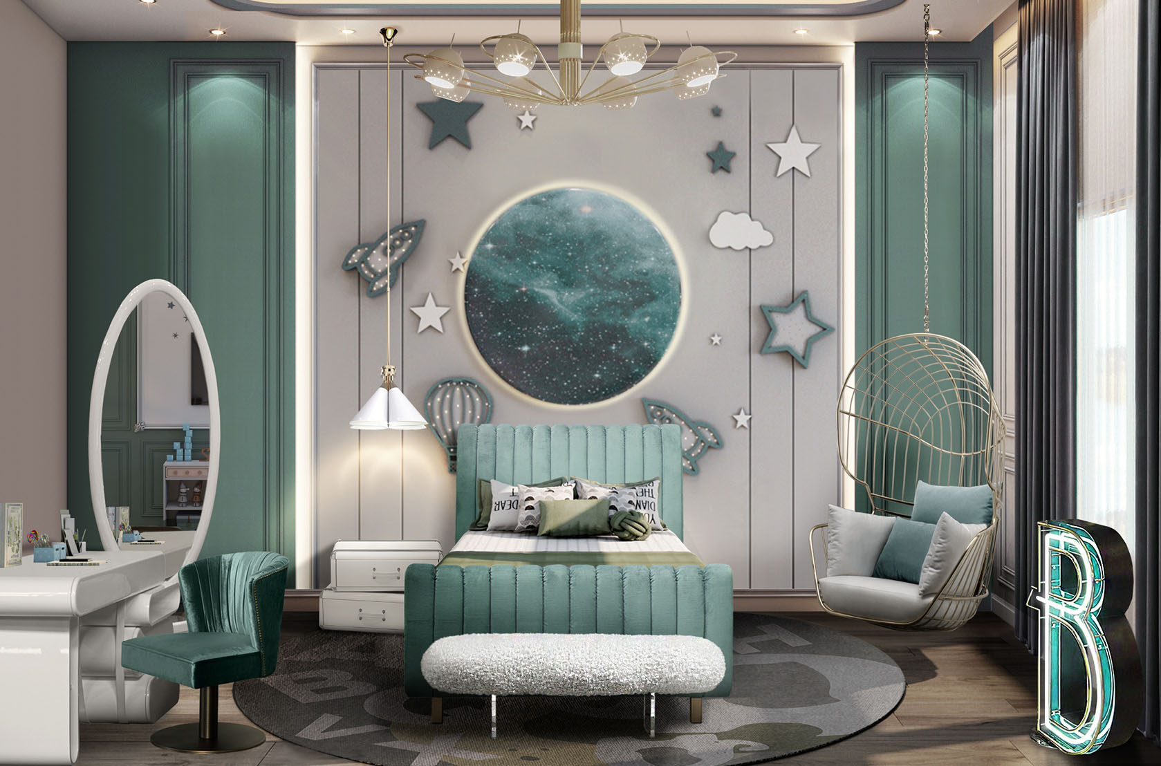 CIST544 Зеркала для детской Облако Circu  - Вид №3