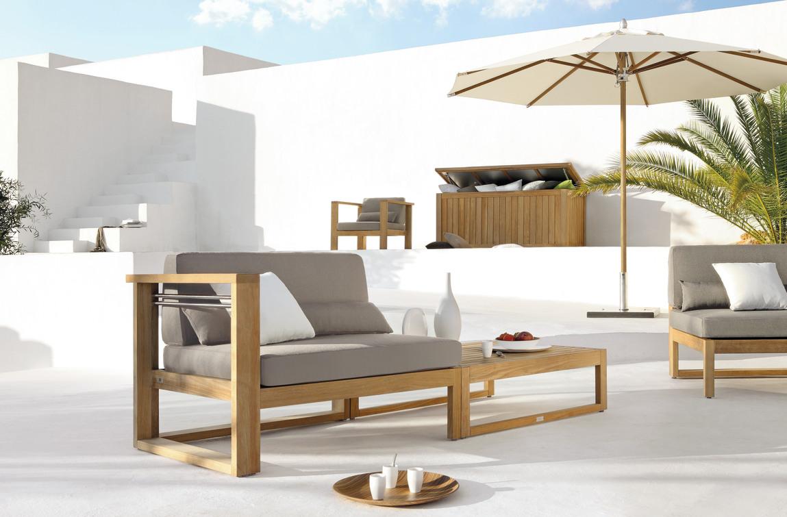 Подушка из teakового дерева Manutti Siena MNST881 - Вид №1