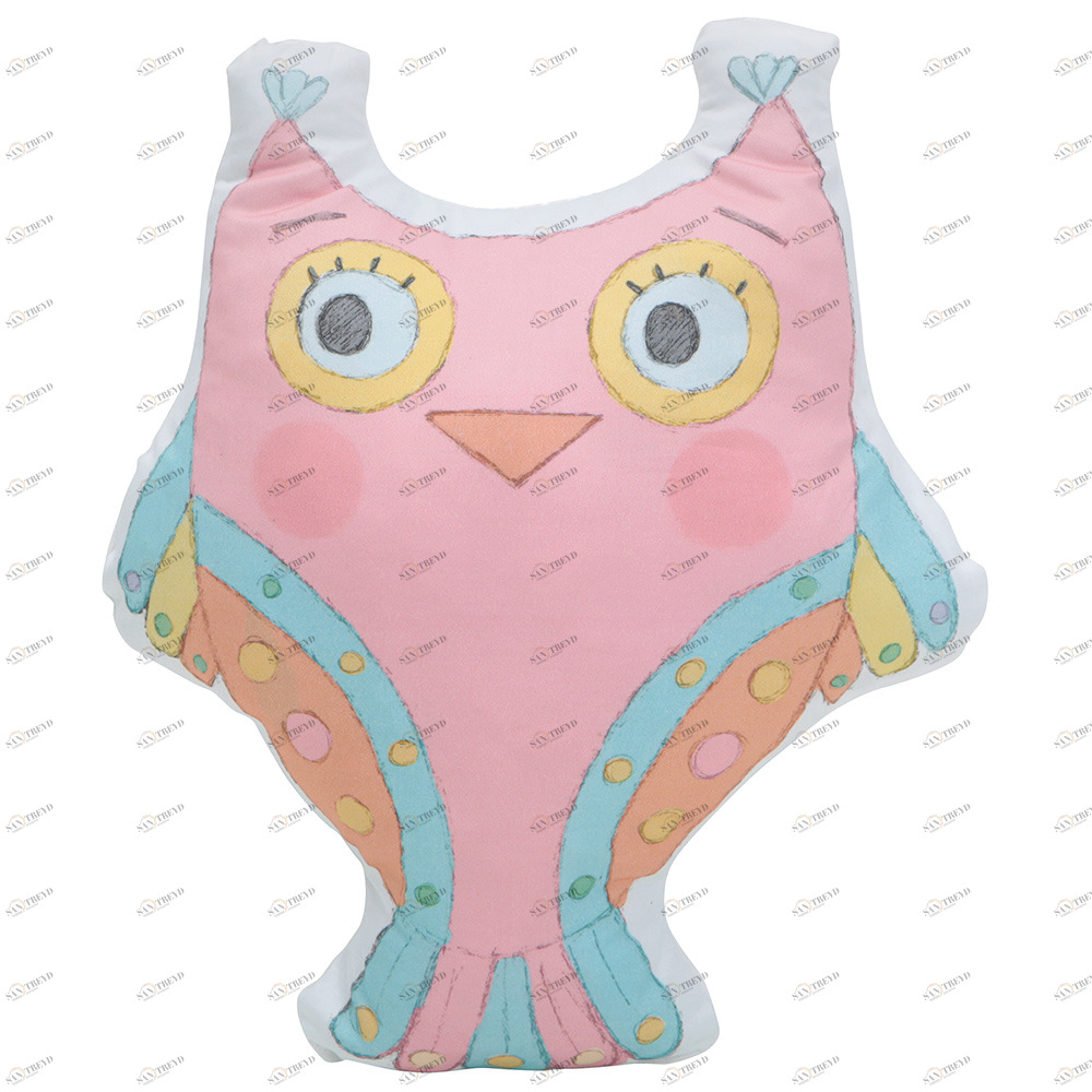 Подушка-игрушка "Розовая сова" VAMVIGVAM  281993 Розовый Santreyd 