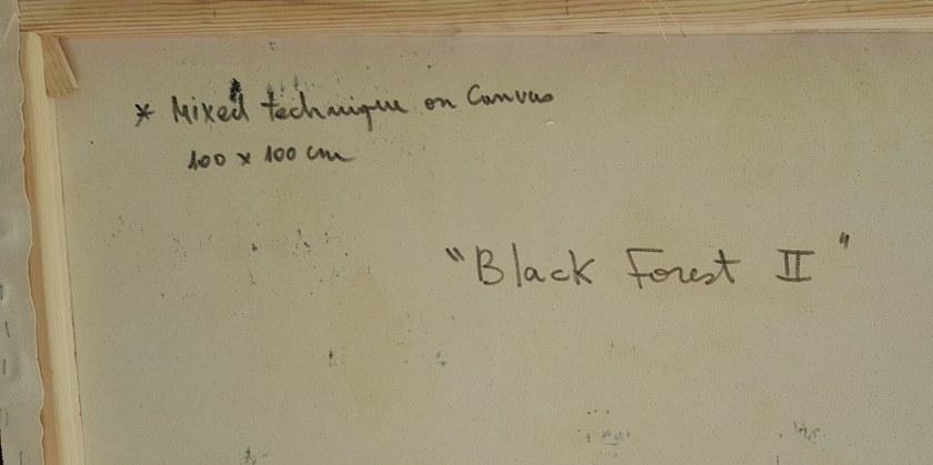 ICI ET LÀ Смешанная техника на холсте K. fabrizzi Kf34 - Вид №3