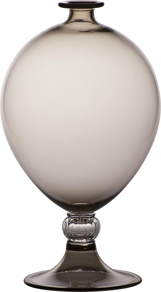 10627276 VENINI Ваза 32х20см "Веронезе" (серая) Стекло 