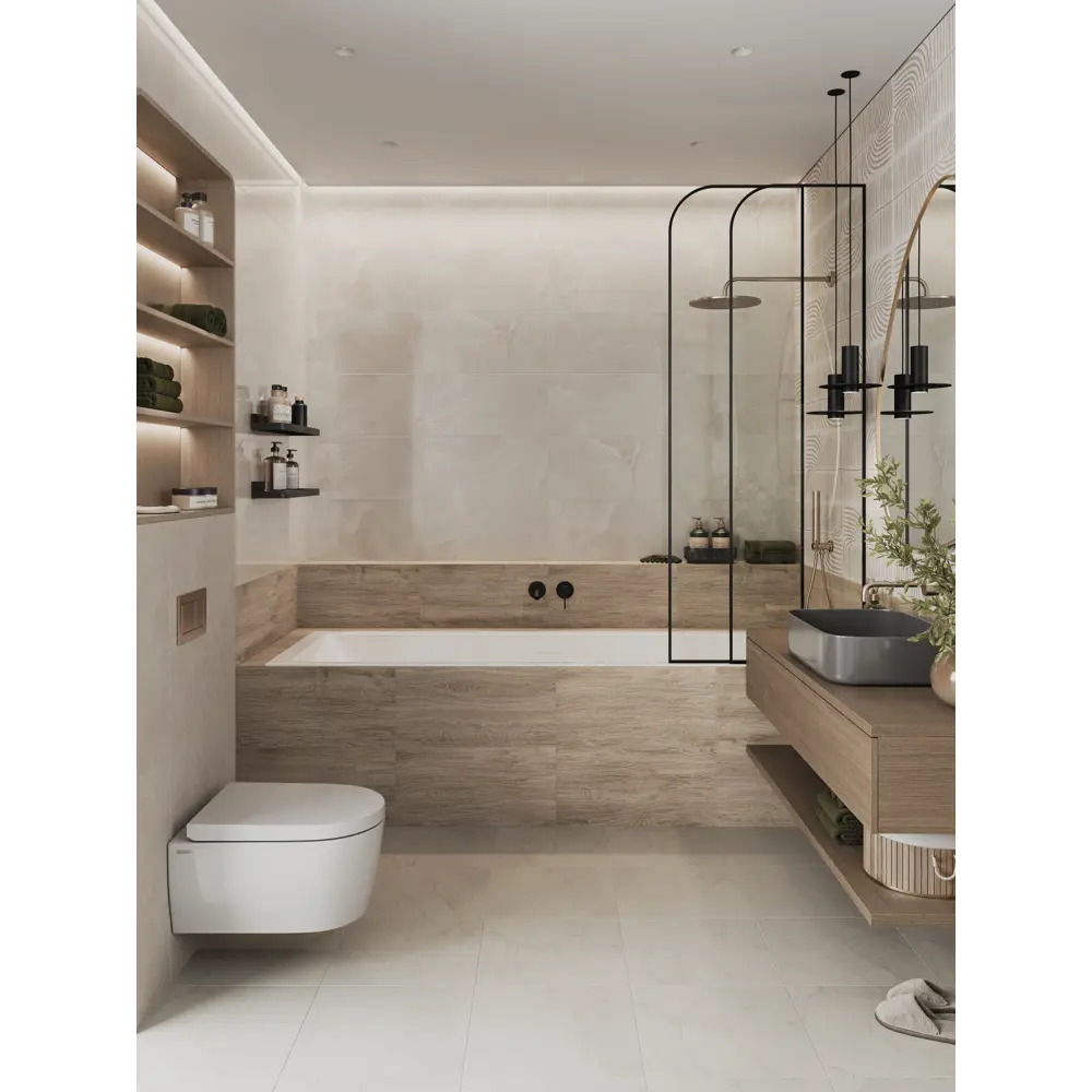 Настенная плитка Dubai 06 30x60 см 1.44 м² матовая цвет бежевый Santreyd STLM-2075320 - Вид №3