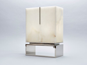 Настольная лампа из алебастра