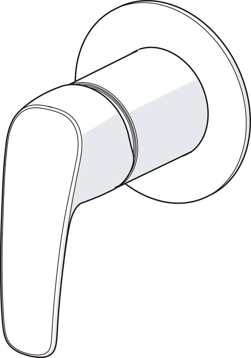 Oras 1065C Панель смесителя для душа 1065C Safira Хром  - Вид №2