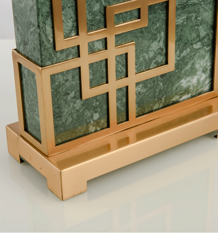 Настольная лампа Green Marble 898 EVENHOME ВАЗА 192752 Белый;зеленый  - Вид №3