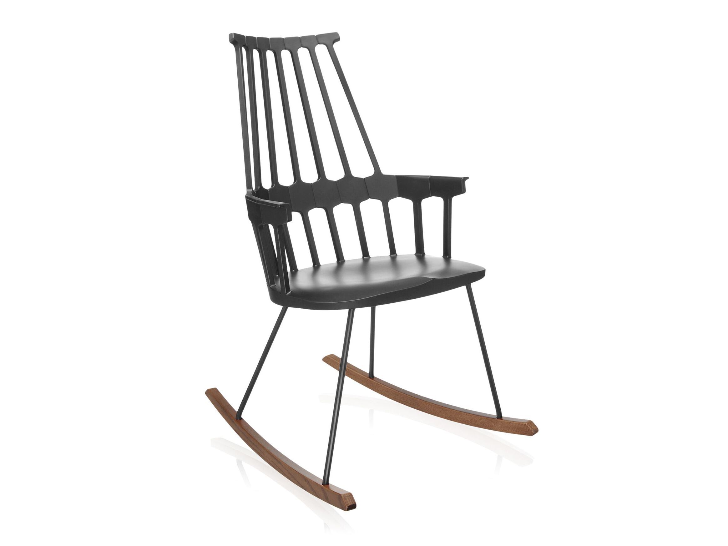 Кресло-качалка из инженерного пластика с подлокотниками Kartell COMBACK ARCH-00138467