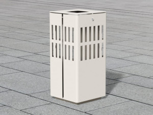 Нержавеющая сталь открытый мусорный бак