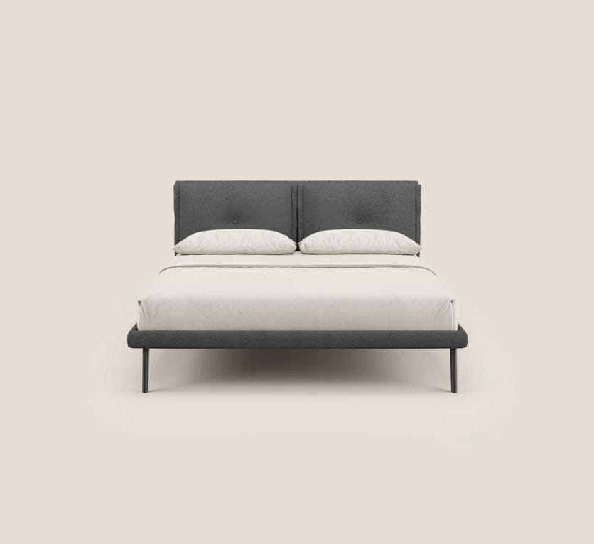 Съемная кровать из ткани с мягким изголовьем Divani.Store IBUKI ARCH-00055248 - Вид №6