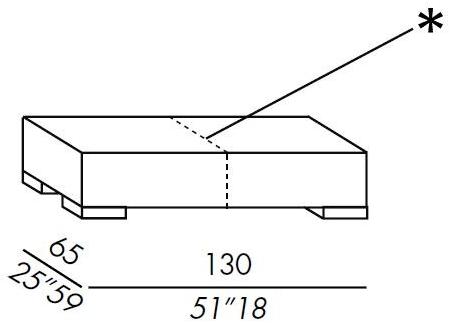 Meridiani Квадратный кожаный пуф с обивкой sun-id-1467425 - Вид №4