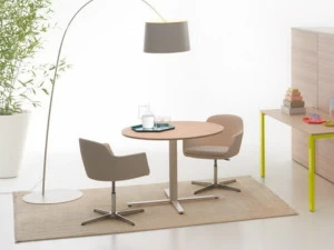 Manerba Круглый деревянный стол K-word U2000f804b