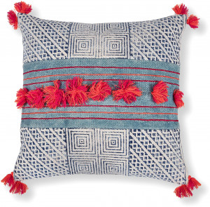 2000983196385 Подушка halsey 45x45 синий La forma