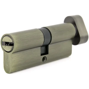 Цилиндр Palladium BK AB, 40х40, ключ/вертушка, цвет бронза
