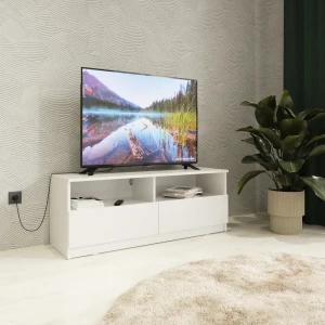 Тумба под телевизор 114.9x44x37 см ЛДСП цвет белый