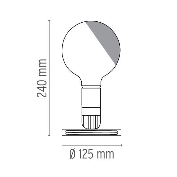 Стеклянная светодиодная настольная лампа In Stock Flos ARCH-00100879 - Вид №2