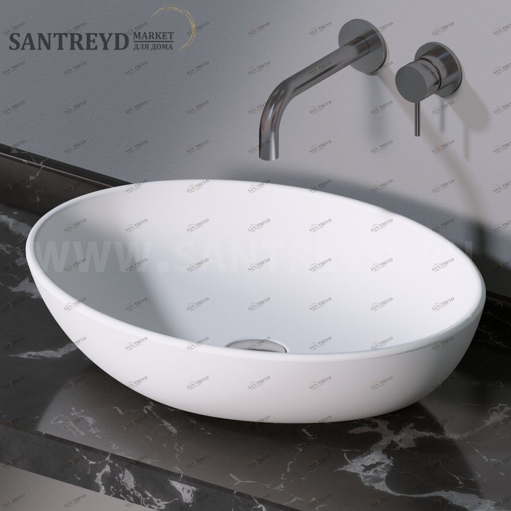 L243101 Накладная раковина на столешницу  овальная A. e T. Italia THIN AeT ITALIA