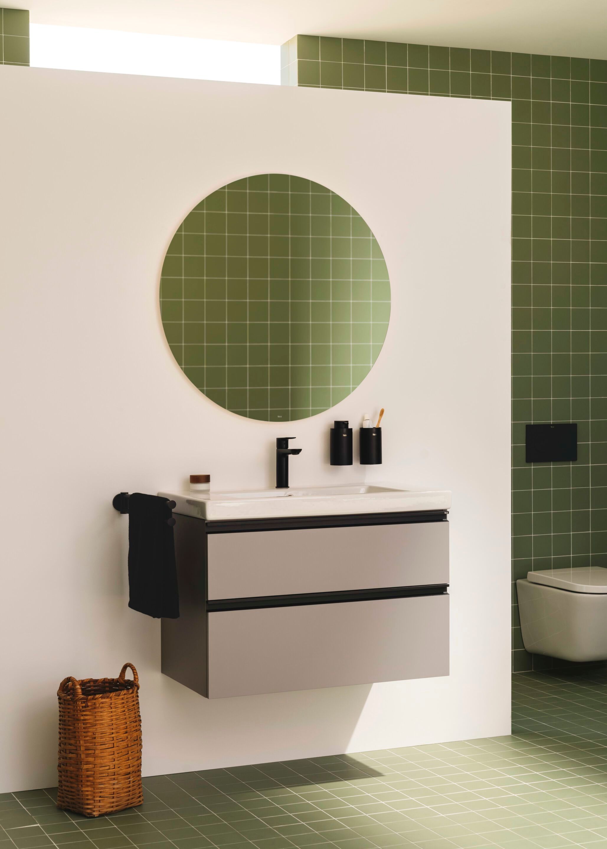 Фарфоровый подвесной прямоугольный умывальник Roca The Gap ARCH-00082132 - Вид №8