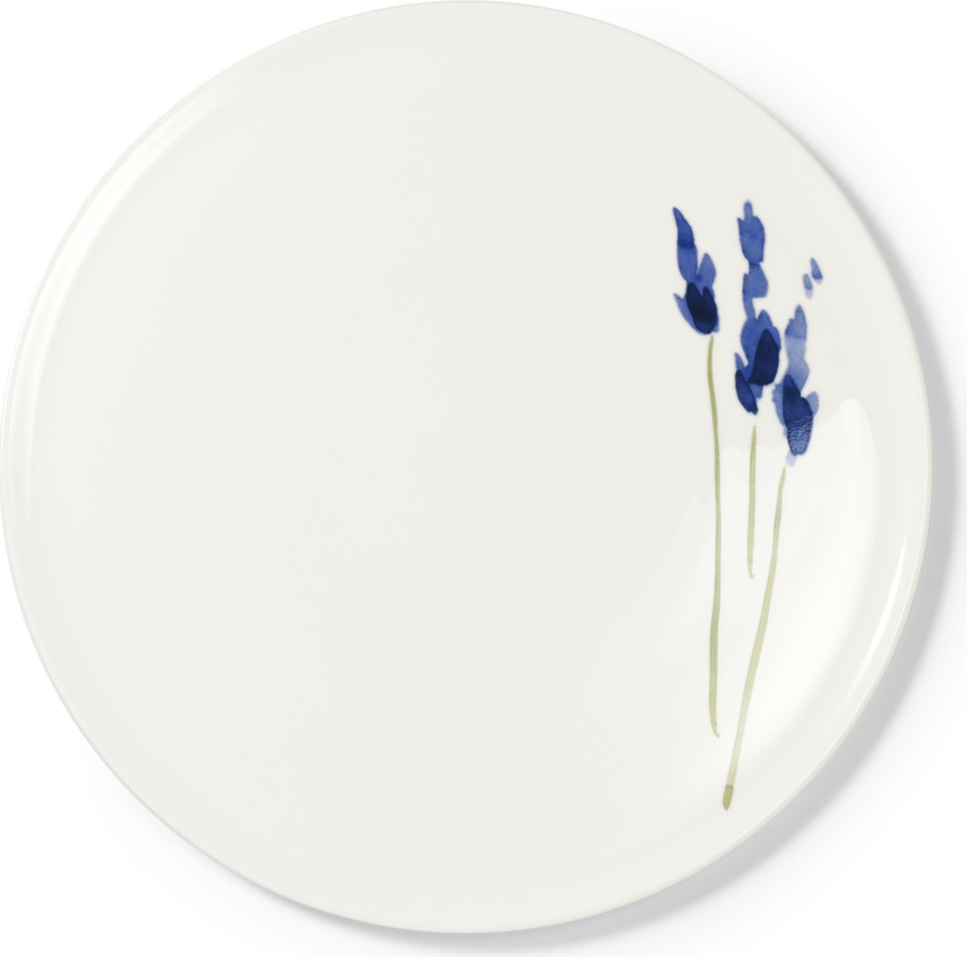 10639825 Dibbern Блюдо для торта Dibbern "Впечатление.Дельфиниум" 32см Фарфор 