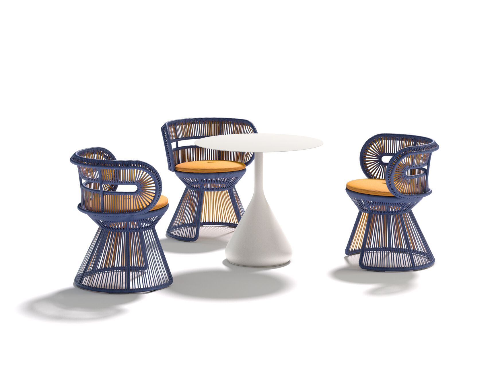 Синтетическое волокно сад стул DEDON CIRQL NU ARCH-00027129 - Вид №3