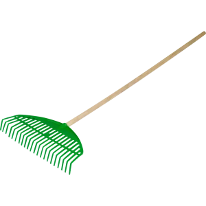 Грабли веерные Оазис 22 зуба 140 см пластик, с черенком