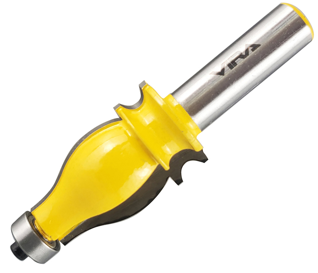 Фреза кромочная фигурная VIRA для декоративной обработки дерева 25,4×41 мм 83661252 STLM-0043162