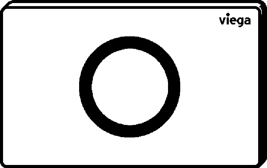 Viega Панель смыва Prevista для унитазов 8635.1 (774370) 774 370 - Вид №2