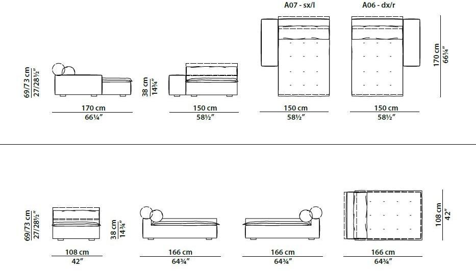 BAXTER Кожаный диван Miami sun-id-1384615 - Вид №13