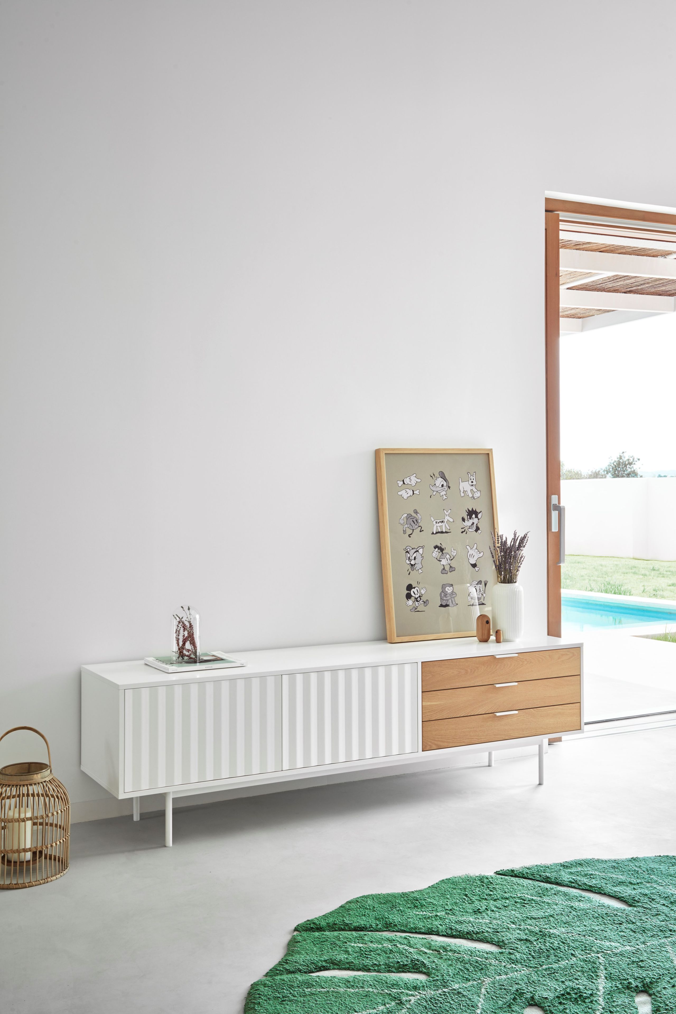 Шкаф для телевизора из МДФ с распашными дверцами и ящиками TEULAT Sierra ARCH-00064536 - Вид №23