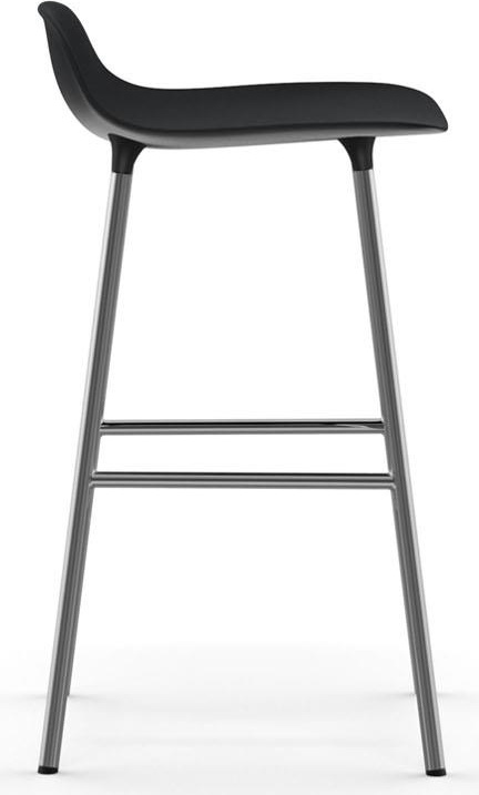 603158 Барный стул 65 см, хромированный, черный, Normann Copenhagen Form - Вид №2