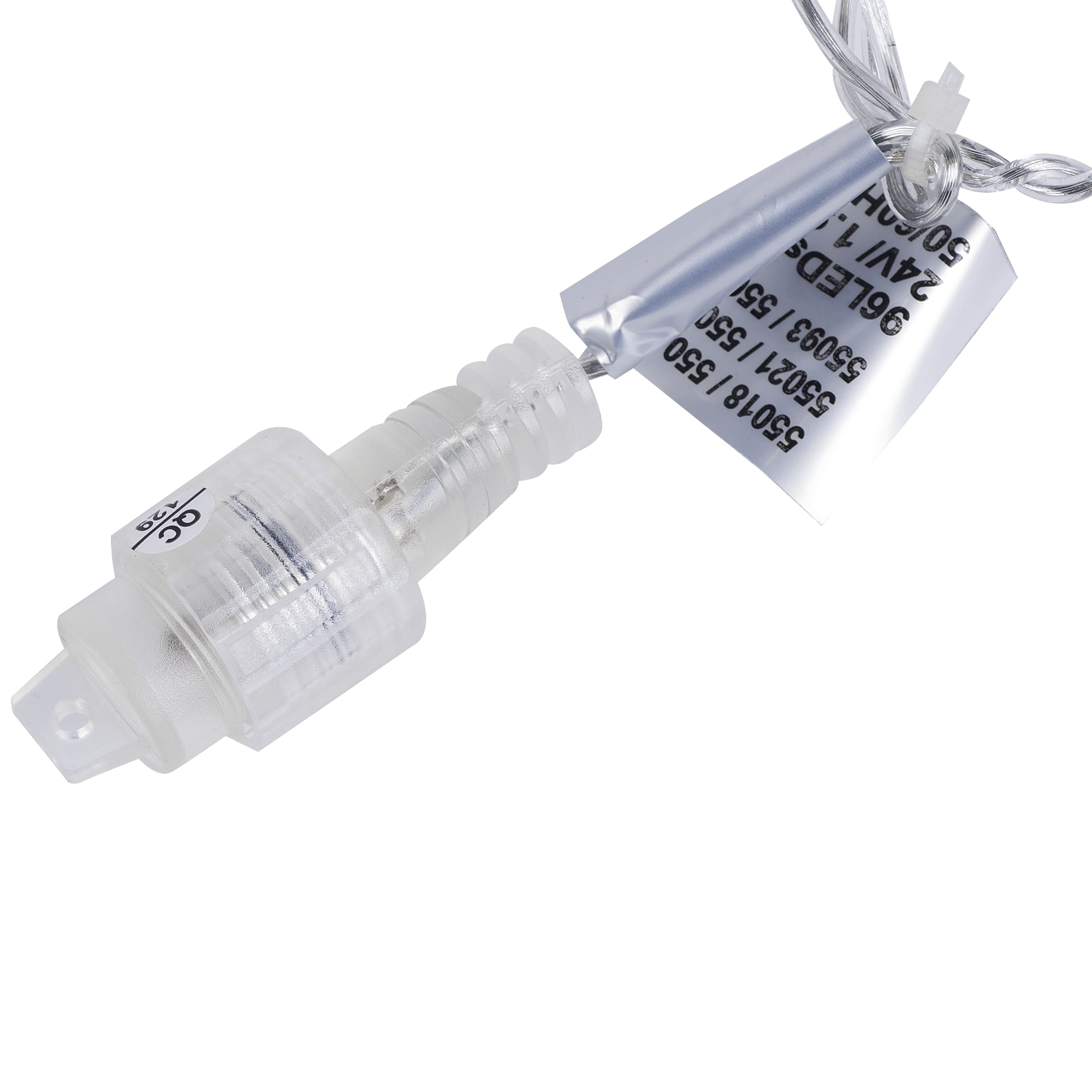 82061435 Электрогирлянда наружная «Занавес» 20 м 96 LED тёплый белый Santreyd  - Вид №5