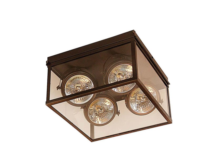 Латунный светодиодный потолочный светильник Authentage Lighting Vitrine ARCH-00093981