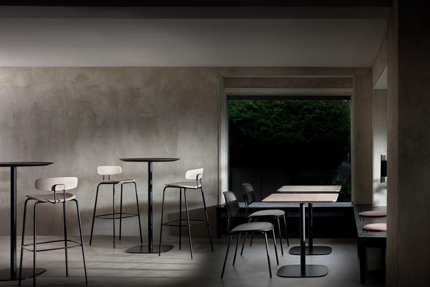 ZEITRAUM Круглый высокий стол из массива дерева sun-id-1516599 - Вид №5