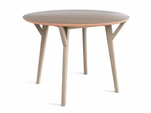 Обеденный стол круглый осветленный дуб, тоскана 102 см Circle THE IDEA  210013 Дуб сонома;бежевый