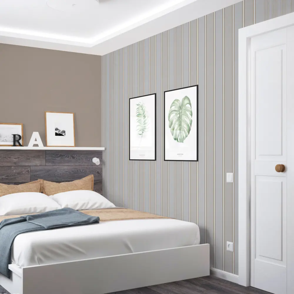 Обои флизелиновые Erismann Apolonia бежево-голубые 1.06 м 12004-31 STLM-2182639 - Вид №2