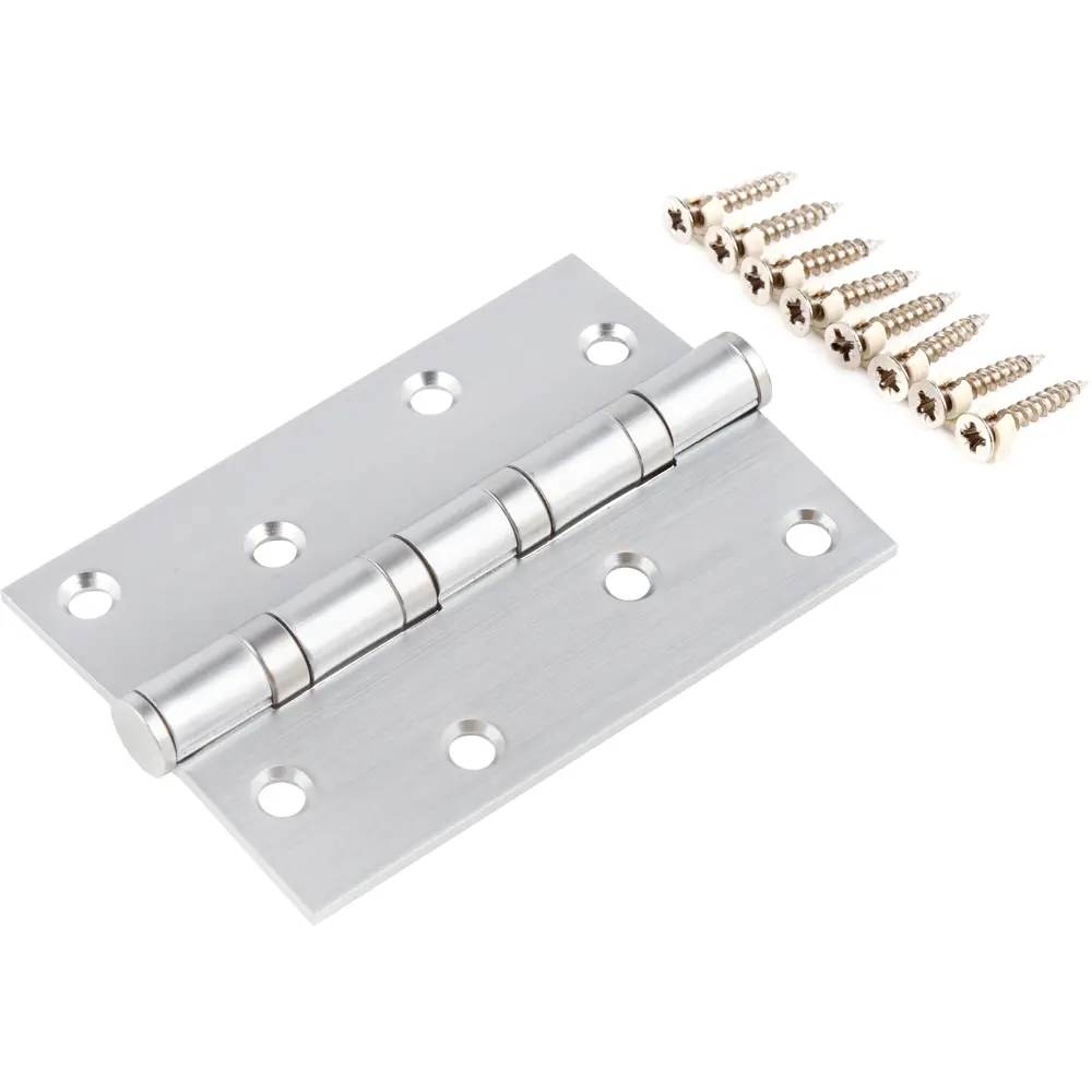 82674839 Петля дверная универсальная EDS-4BB 100X70X2.5 мм сталь цвет матовый хром STLM-0033669 EDSON  - Вид №3